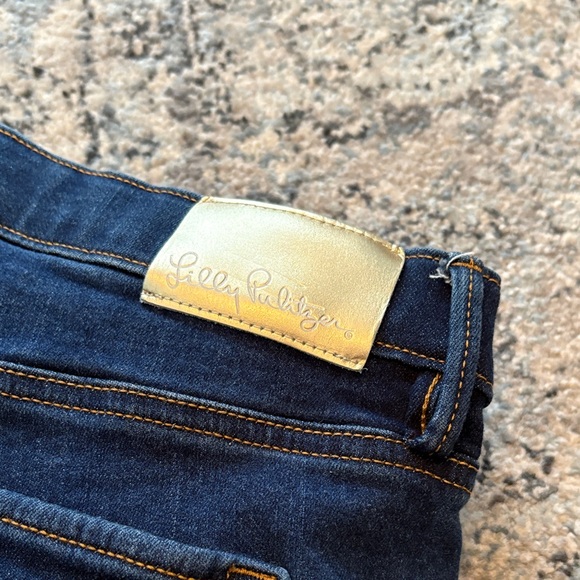 Lilly Pulitzer Dark Blue Skinny Jeans - Picture 2 of 2